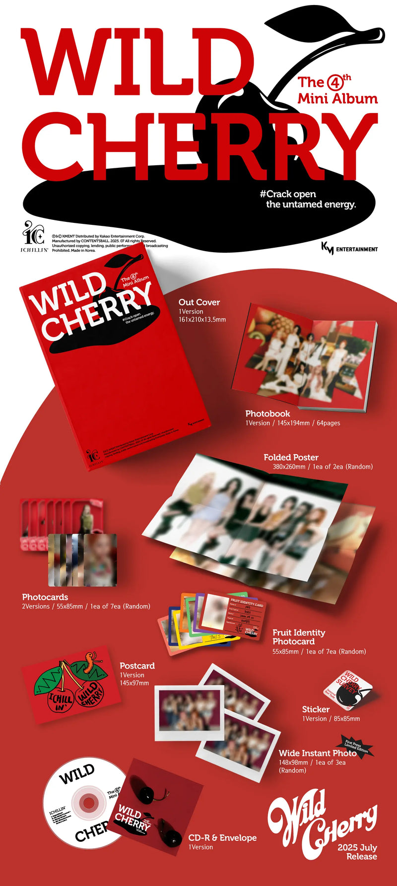 ICHILLIN' - 4TH MINI ALBUM - WILD CHERRY