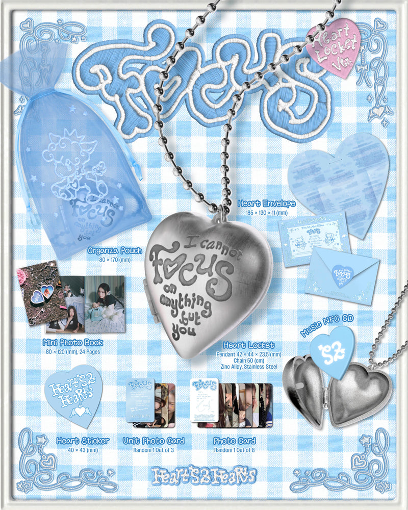 HEARTS2HEARTS - 1ST MINI ALBUM - FOCUS (HEART LOCKET VER.)