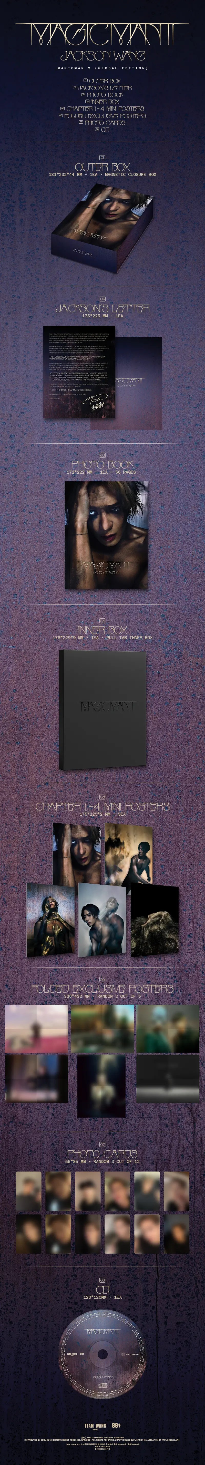 GOT7 - JACKSON WANG -  ALBUM - MAGIC MAN 2