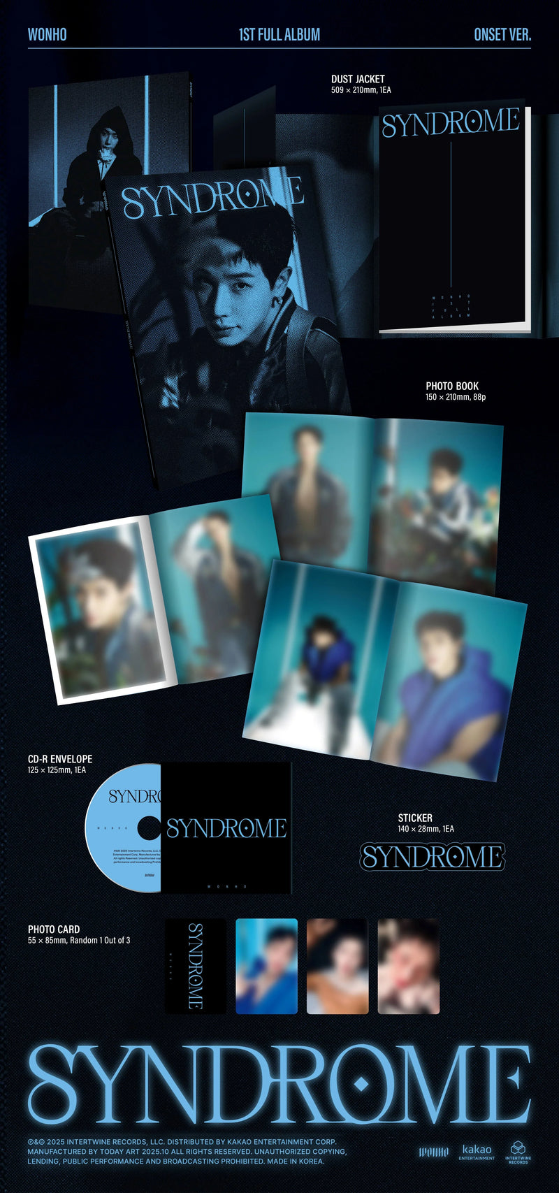 WONHO - 1ST ALBUM - SYNDROME