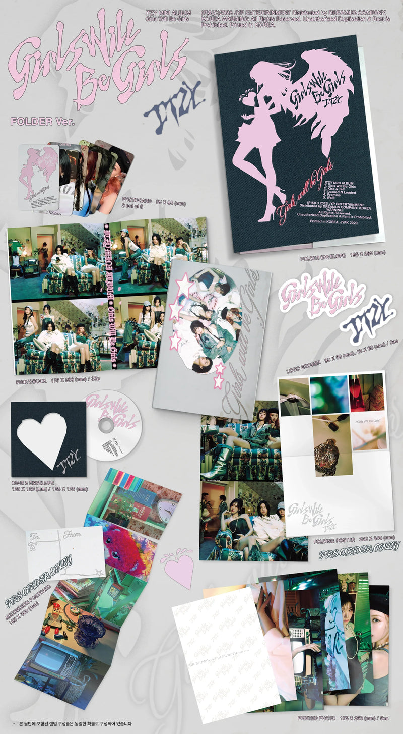 ITZY - ALBUM - GIRLS WILL BE GIRLS (FOLDER VER.)