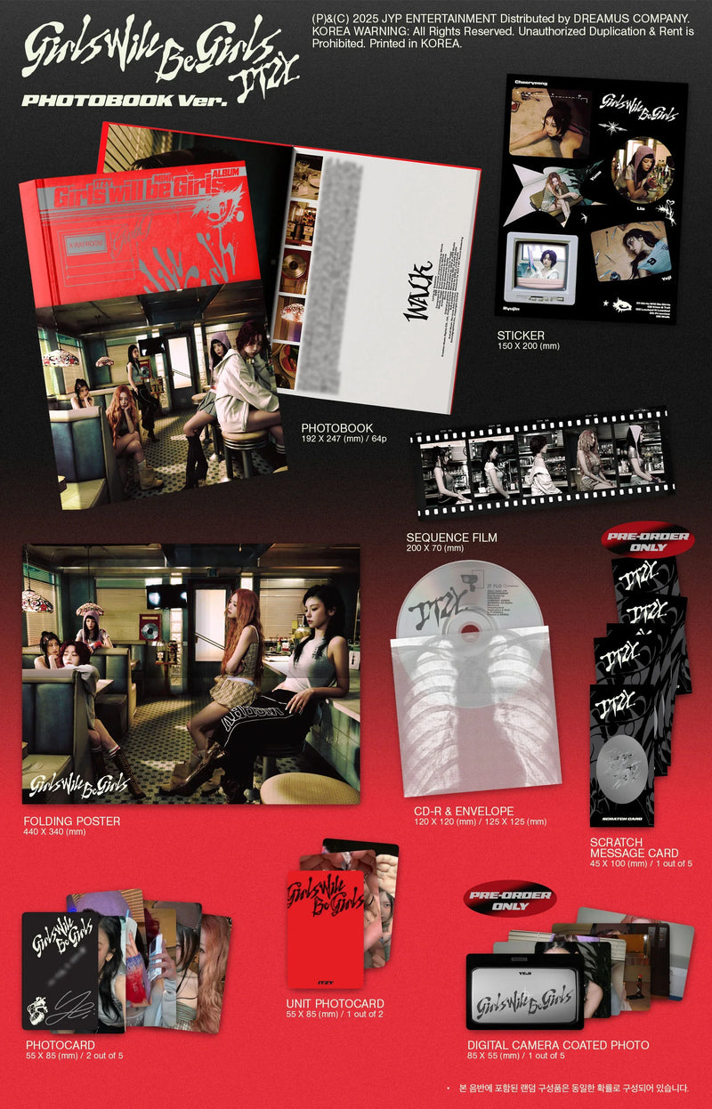 ITZY - ALBUM - GIRLS WILL BE GIRLS (PHOTOBOOK VER.)