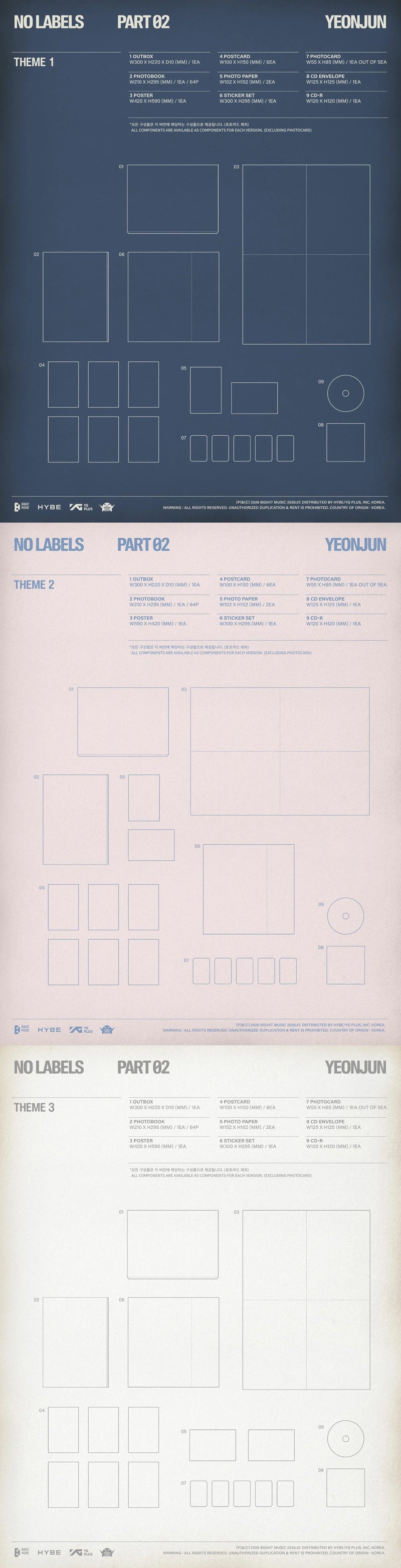 (PREORDER LATE JULY) YEONJUN (TXT) - NO LABELS: PART 02