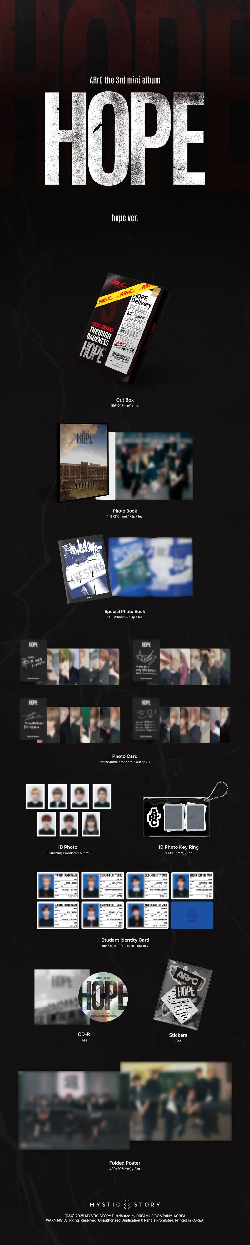 ARRC - 3RD MINI ALBUM - HOPE (HOPE VER.)