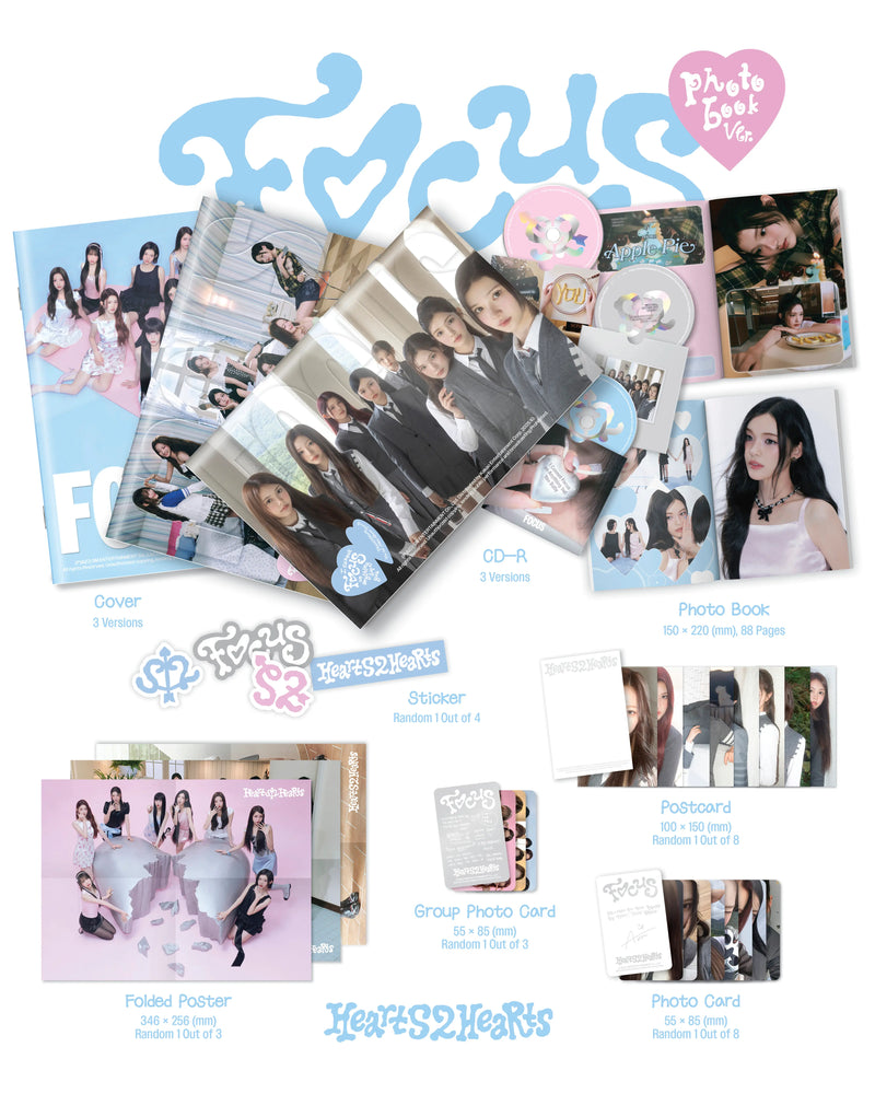 HEARTS2HEARTS - 1ST MINI ALBUM - FOCUS (PHOTOBOOK VER.)