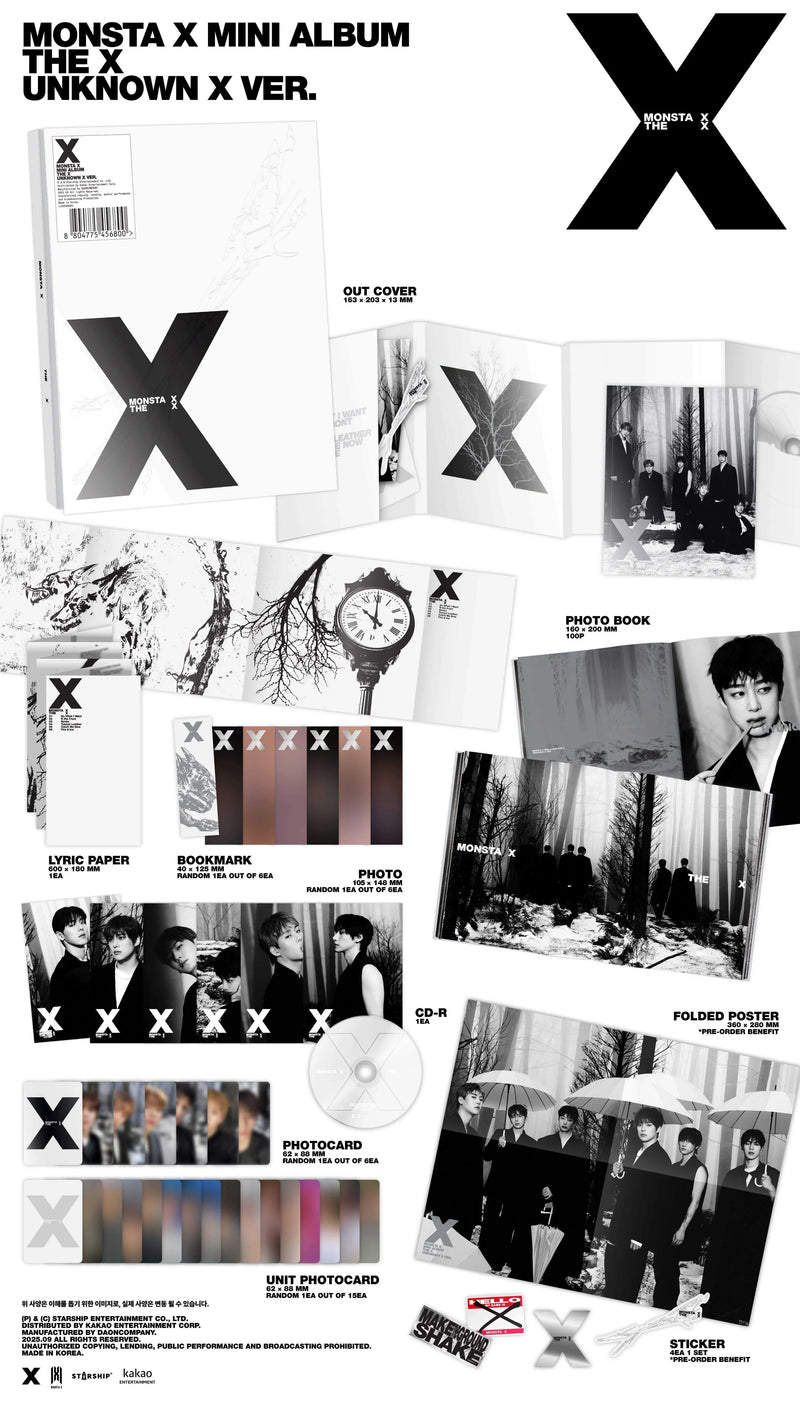 MONSTA X - 13TH MINI ALBUM - THE X