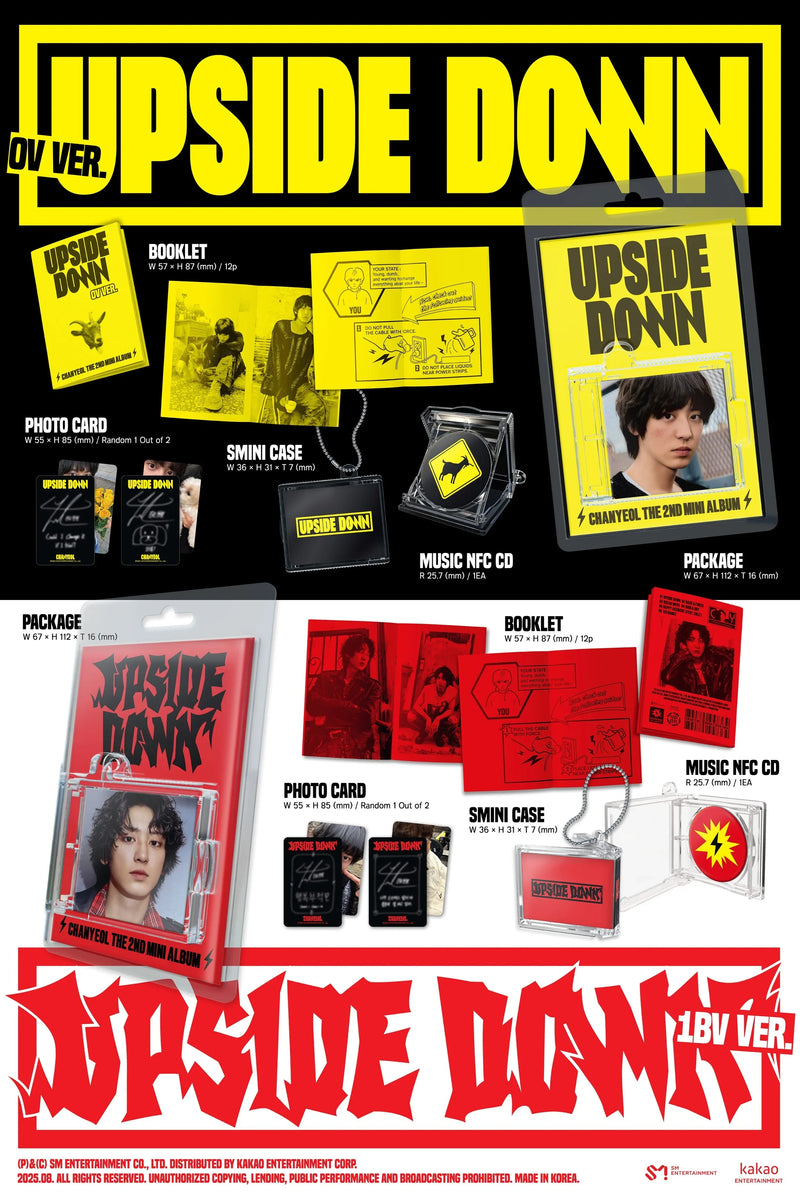 EXO - CHANYEOL - 2ND MINI ALBUM - UPSIDE DOWN (SMINI VER.)