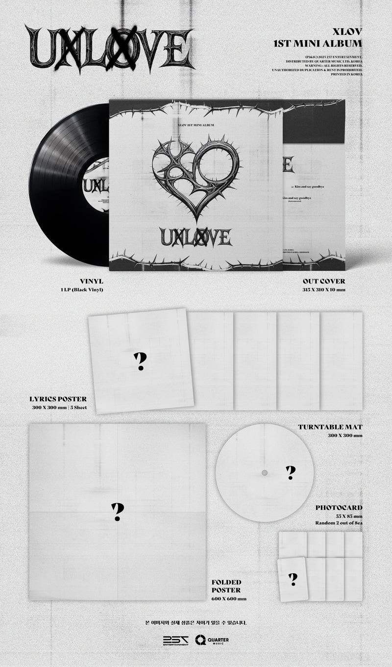 (PREORDER) XLOV - 1ST MINI ALBUM - UXLXVE (LP VER.)