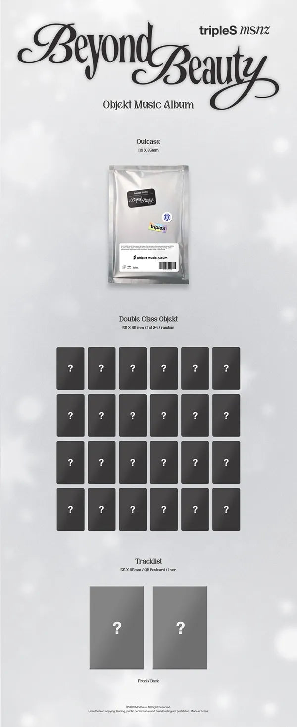 TRIPLES - MSNZ BEYOND BEAUTY (OBJEKT MUSIC ALBUM VER.)