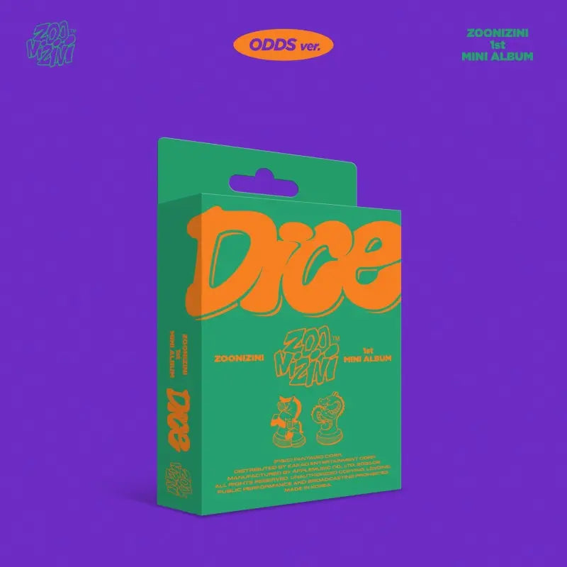 ZOONIZINI - 1ST MINI ALBUM - DICE