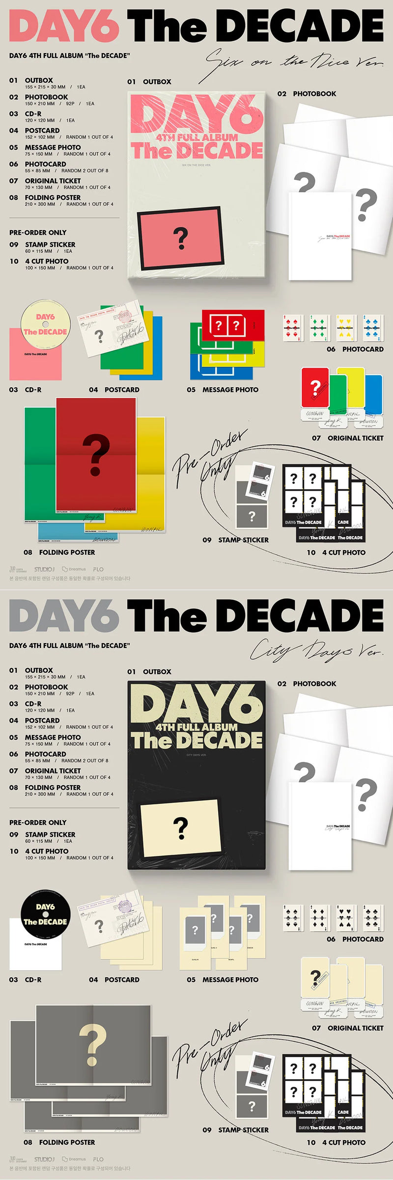 DAY6 - 4TH ALBUM - THE DECADE