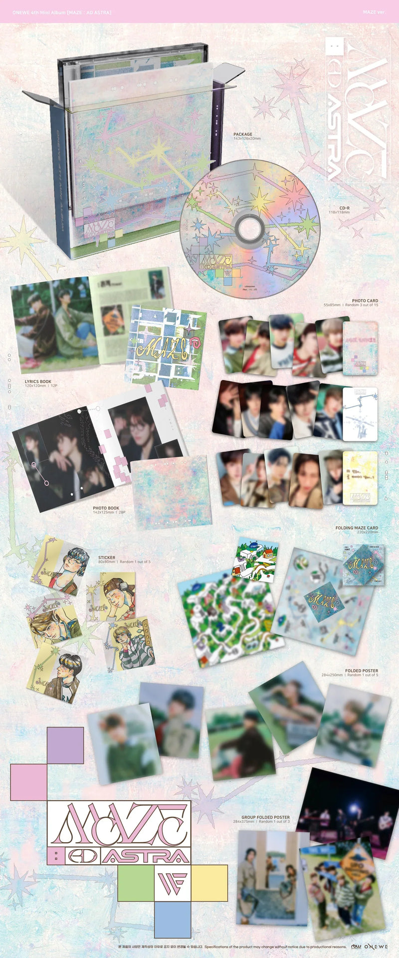 ONEWE - 4TH MINI ALBUM - MAZE : AD ASTRA (MAZE VER.)