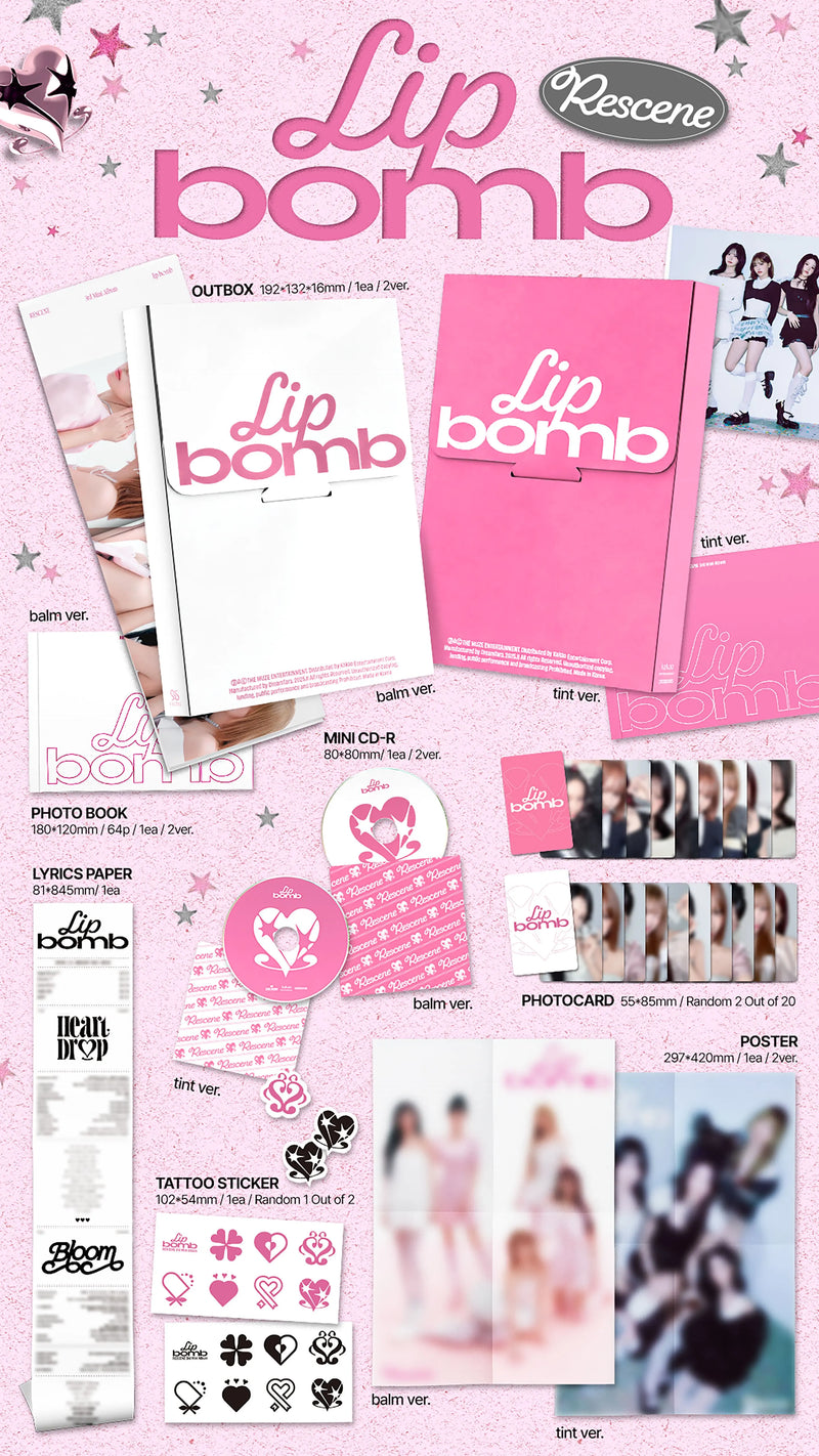 RESCENE 3RD MINI ALBUM - LIP BOMB