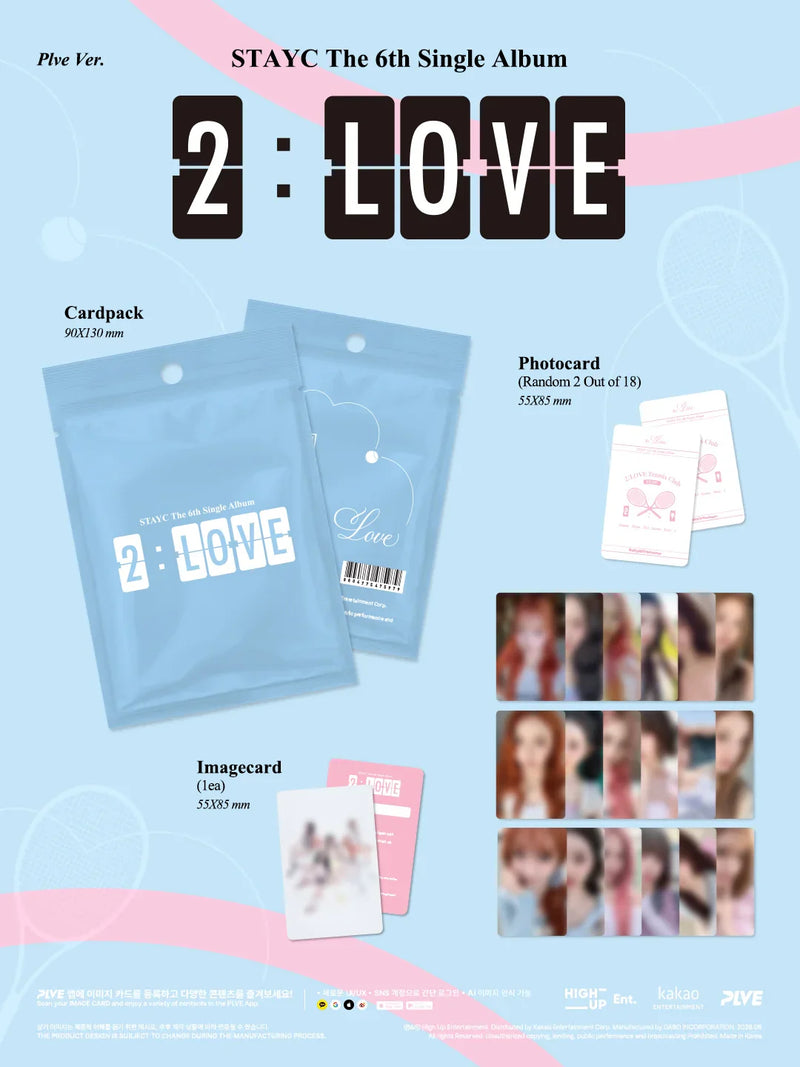 STAYC - 6TH SINGLE ALBUM - 2:LOVE (PLVE VER.)