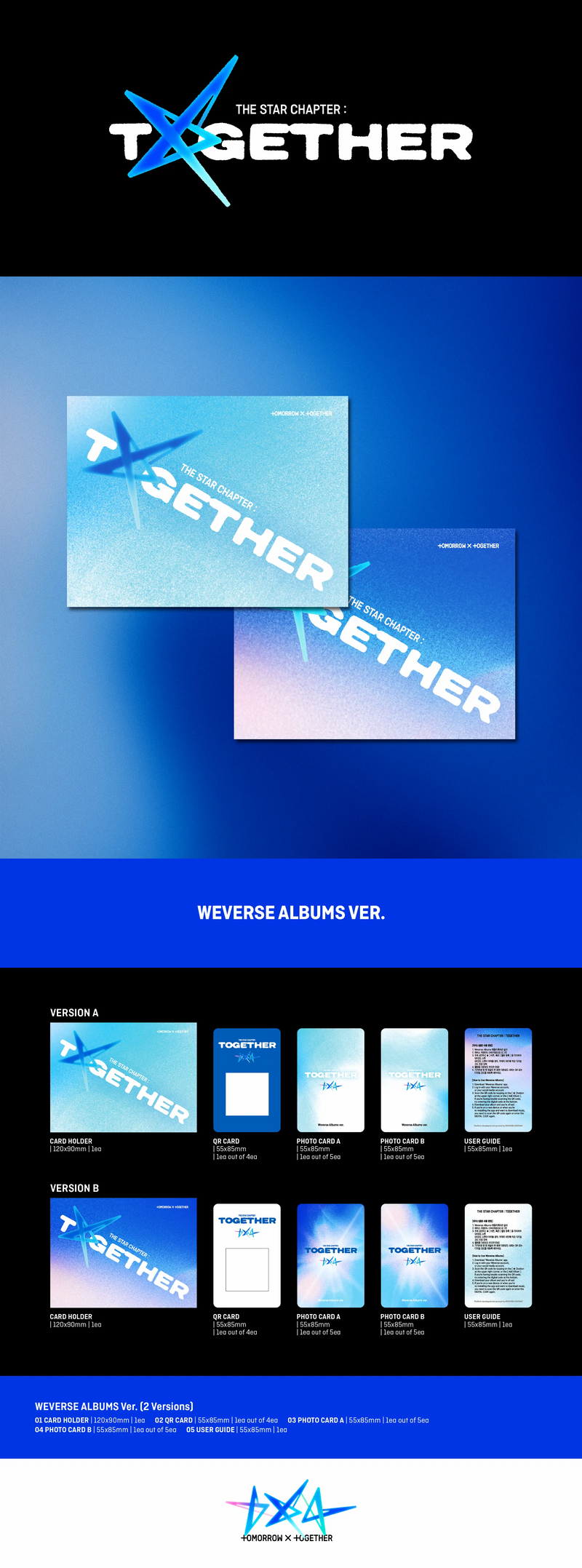 TXT ALBUM - THE STAR CHAPTER : TOGETHER (WEVERE ALBUM VER.)