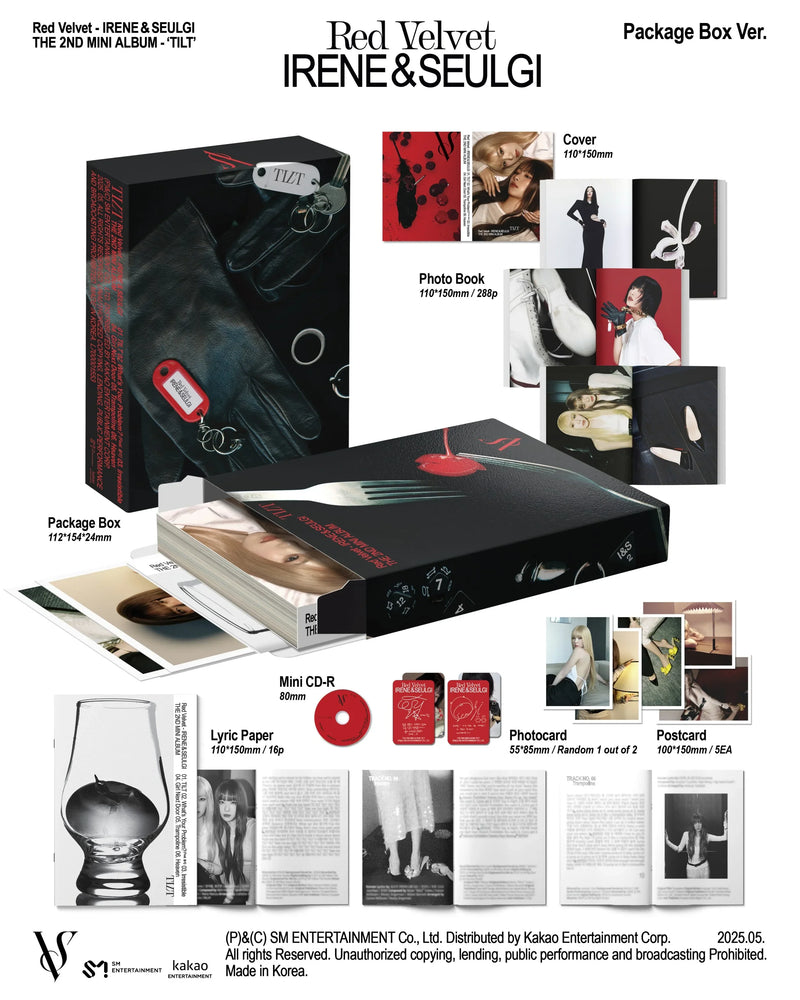RED VELVET - IRENE & SEULGI - 2ND MINI ALBUM - TILT (PACKAGE BOX VER.)