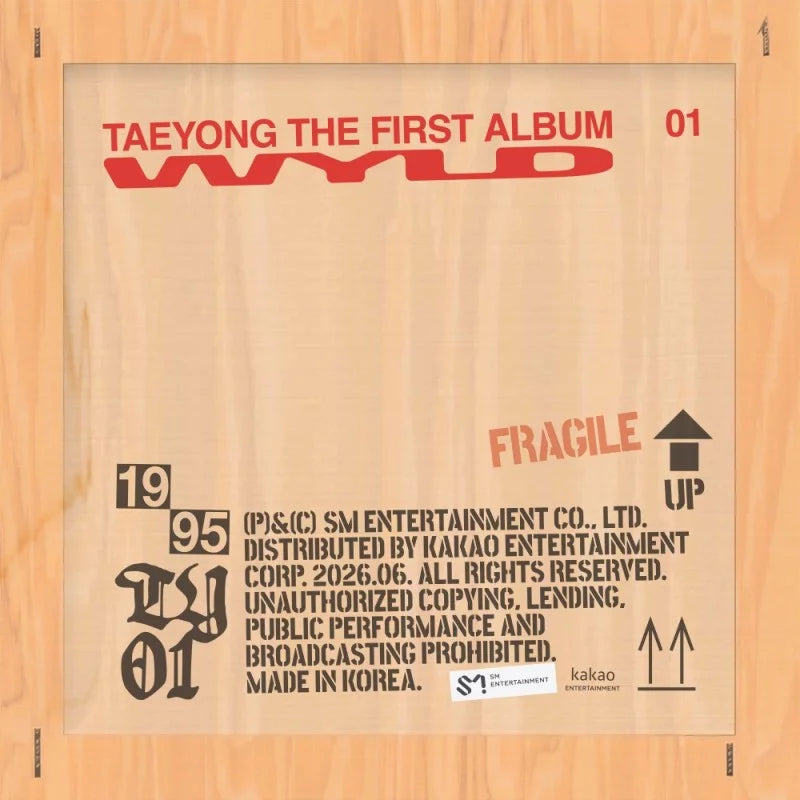(RELEASE DATE LATE LATE MAY) TAEYONG - NCT - 1ST ALBUM - WYLD (MASTERPIECE VER.)