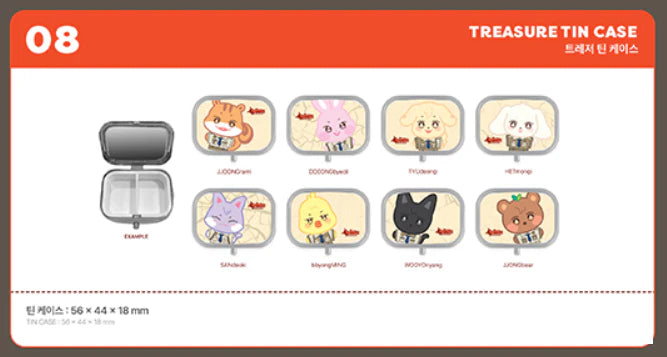 ATEEZ - ANITEEZ IN TREASURE (TREASURE TIN CASE)