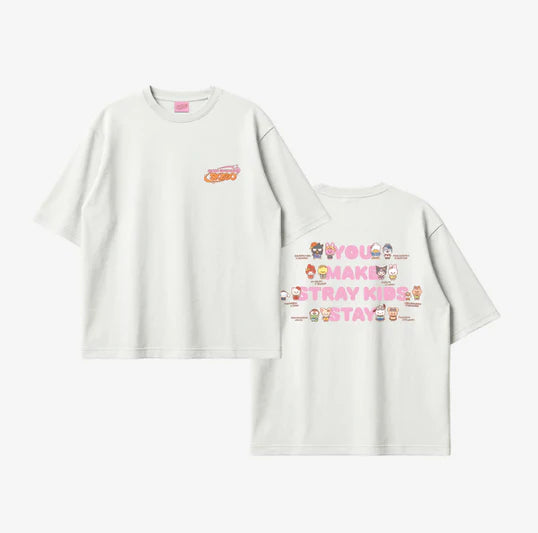 (PREORDER NOV-DEC) STRAY KIDS - SKZOO X SANRIO CHARACTERS - OFFICIAL MD  - TSHIRT