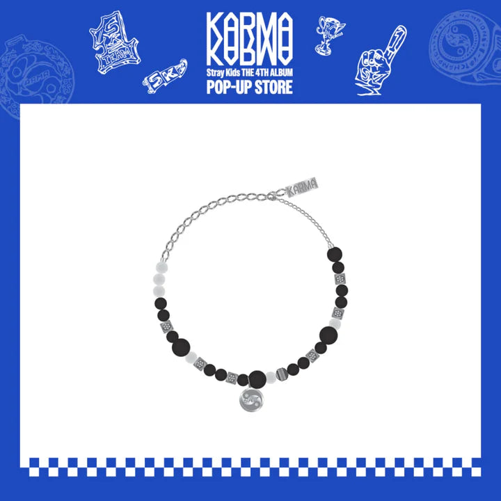 (PREORDER) STRAY KIDS - KARMA POP UP STORE - OFFICIAL MD - YINYANG BRACELET