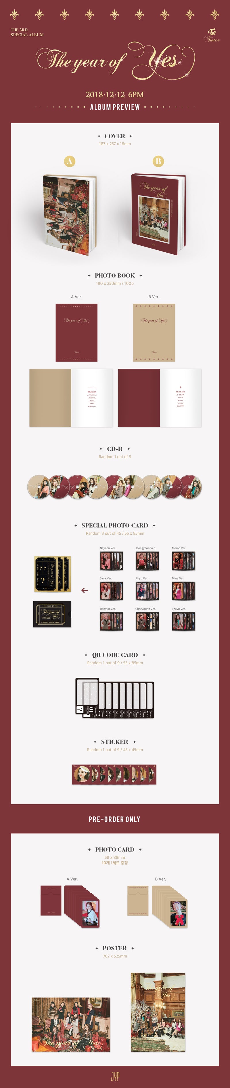 TWICE - 3RD SPECIAL ALBUM - THE YEAR OF YES
