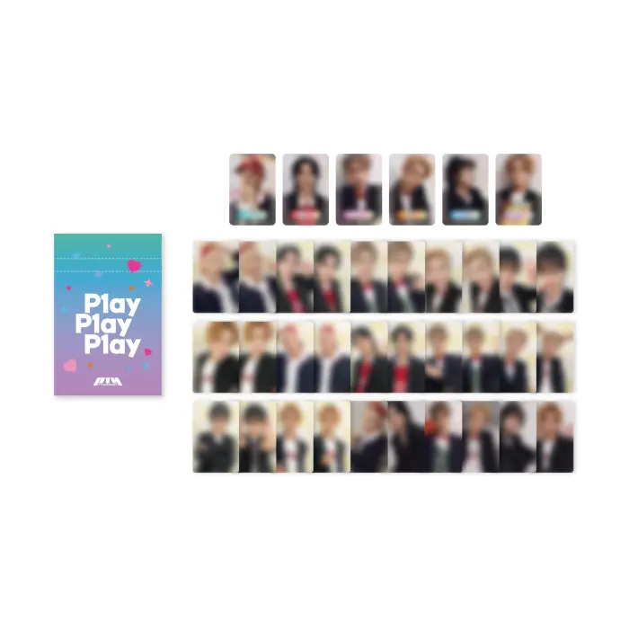 P1HARMONY - P1AY P1AY P1AY OFFICIAL MERCHANDISE - TRADING PHOTOCARD SET