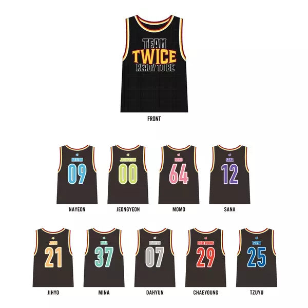 TWICE "READY TO BE" IN JAPAN SPECIAL OFFICIAL MD TOUR - MESH UNIFORM - JERSEY