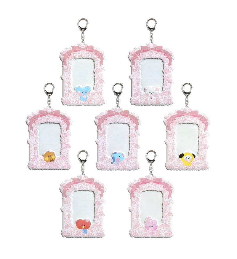BT21 - 2024 CHERRY BLOSSOM LEATHER PHOTO CARD HOLDER