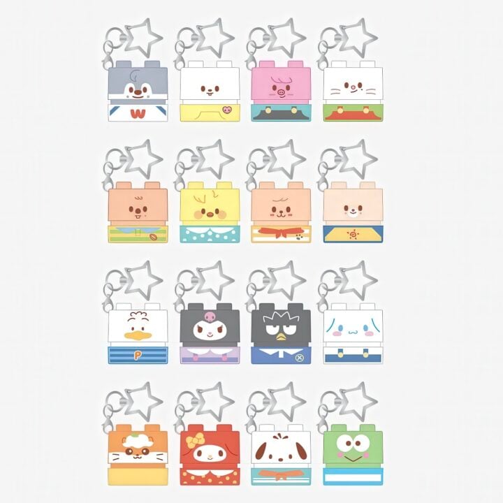 (PREORDER NOV-DEC) STRAY KIDS - SKZOO X SANRIO CHARACTERS - OFFICIAL MD  - SECRET BLOCK STAMP