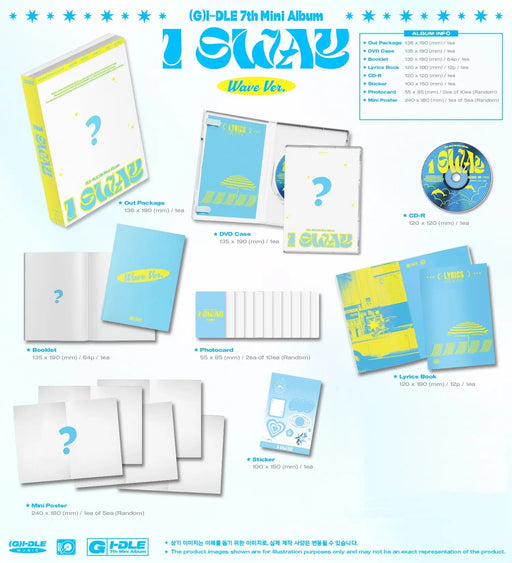 (G)I-DLE - 7TH MINI ALBUM - I SWAY - Oh Seoul Happy Kpop Shop