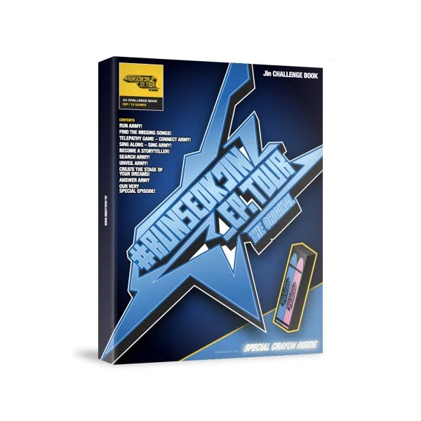 (PREORDER) BTS - Jin #RUNSEOKJIN_EP.TOUR in GOYANG THE ORIGINAL (Challenge Book)