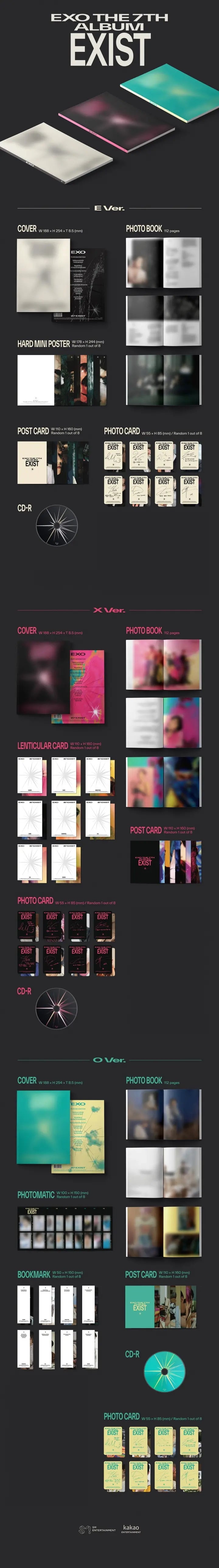 EXO - 7TH ALBUM - EXIST (PHOTOBOOK VER.)