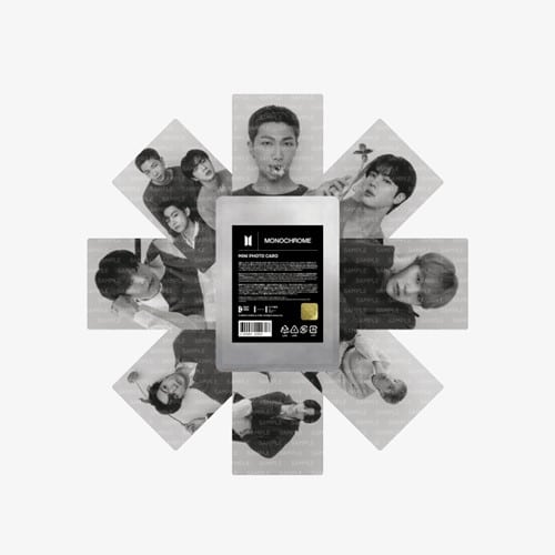 BTS - MONOCCHROME MINI PHOTO CARD