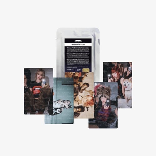 *EXCLUSIVE MD* LE SSERAFIM [CRAZY] MINI PHOTOCARD PACK