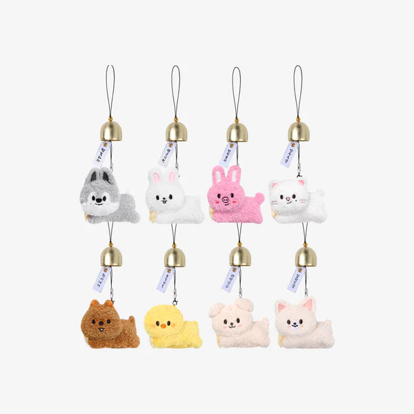 STRAY KIDS - STRAY KIDS RUN IT MD - SKZOO PLUSH DOOR BELL KEYRING
