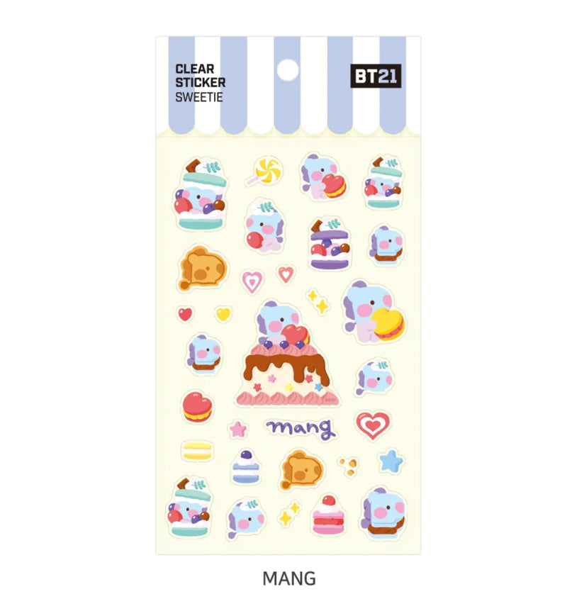 BT21 - MININI - CLEAR STICKER - SWEETIE