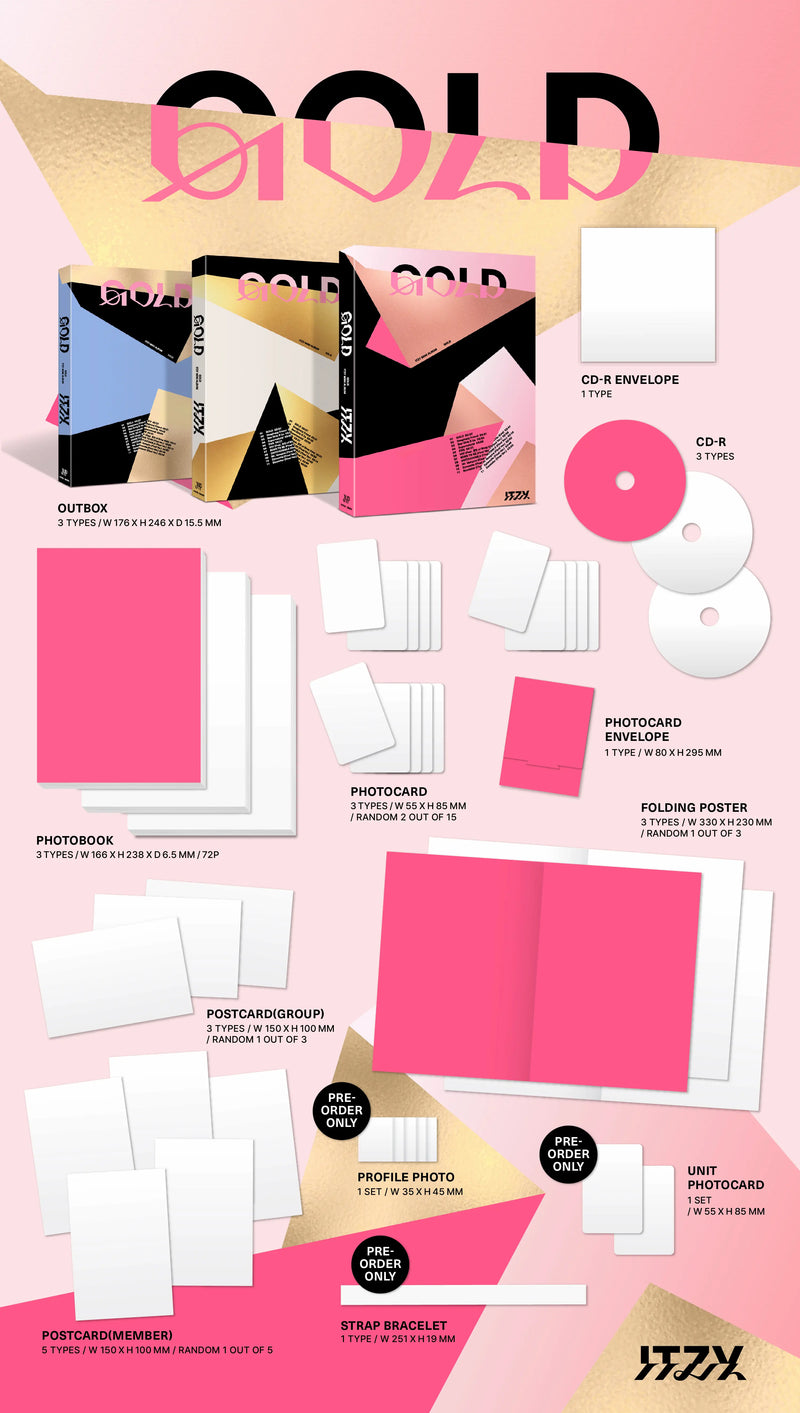 ITZY - ALBUM - GOLD (STANDARD VER.)