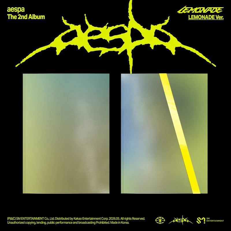 (PREORDER) AESPA - 2ND ALBUM - LEMONADE (LEMONADE VER.)
