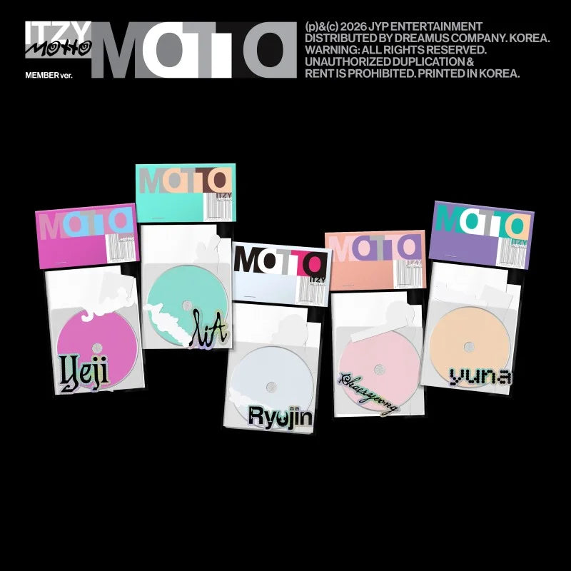 (PREORDER) ITZY - ALBUM - MOTTO (MEMBER VER)