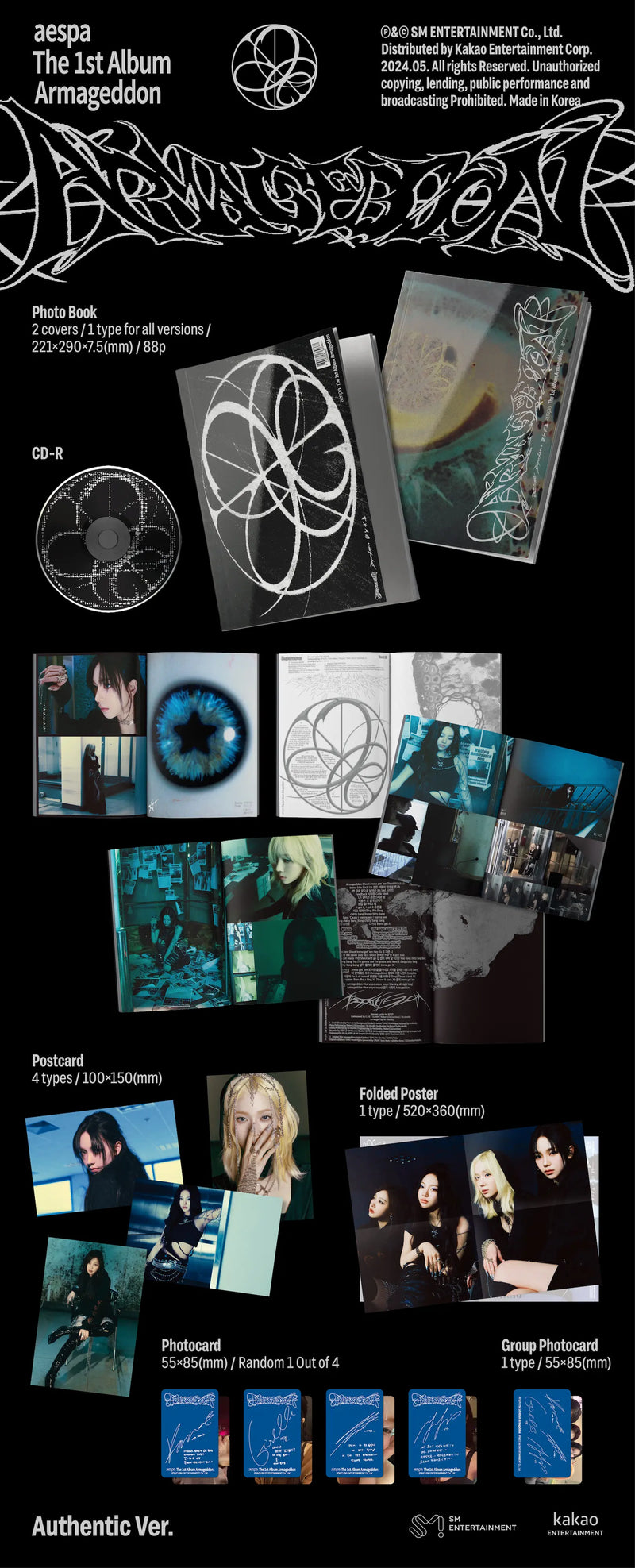 AESPA - 1ST FULL ALBUM - ARMAGEDDON (AUTHENTIC VER.)