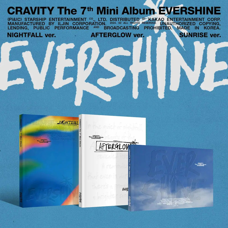 (DEAL) CRAVITY - 7TH MINI ALBUM - EVERSHINE