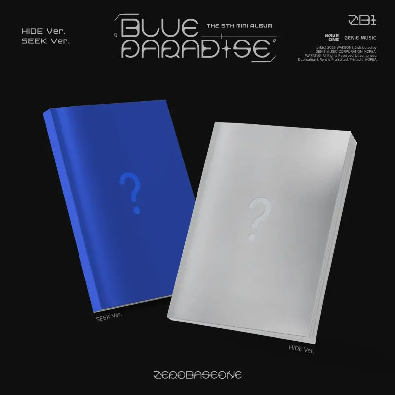 ZEROBASEONE - 5TH MINI ALBUM - BLUE PARADISE