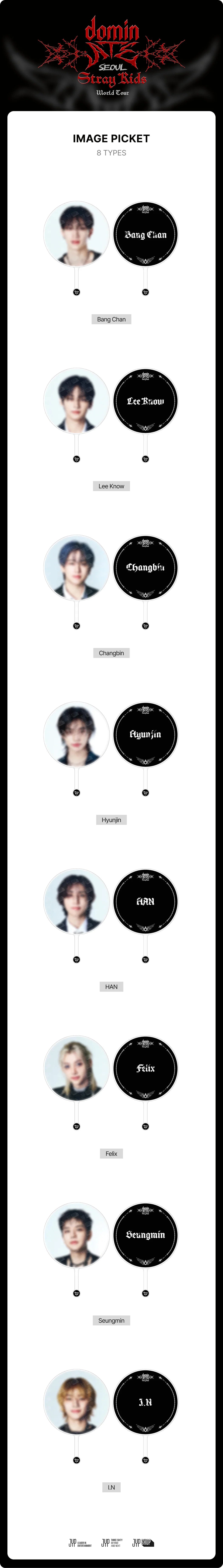 STRAY KIDS - WORLD TOUR OFFICIAL MD - IMAGE PICKET — Oh Seoul Happy