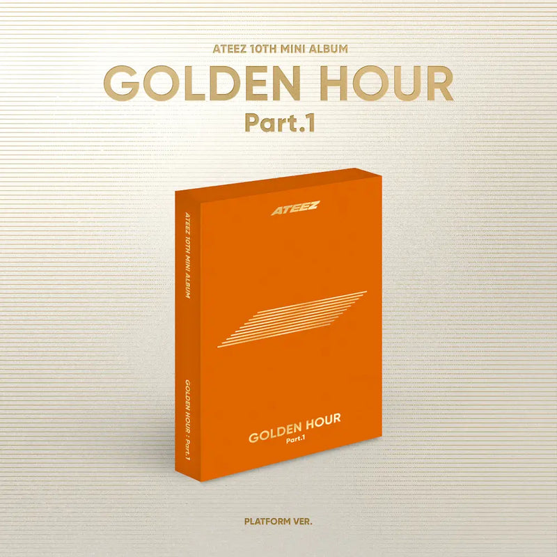 ATEEZ - 10TH MINI ALBUM - GOLDEN HOUR : PART. 1 (PLATFORM VER.)