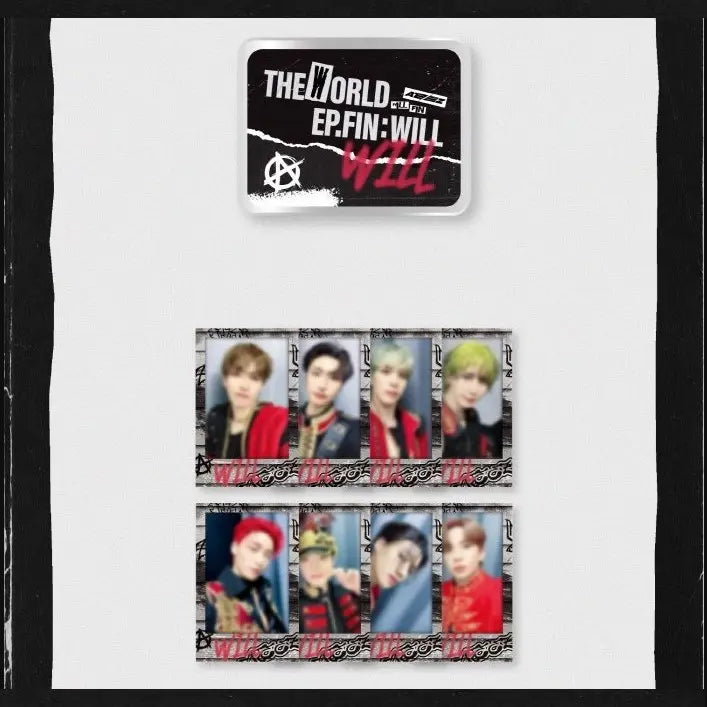 *EXCLUSIVE* ATEEZ [TOWARDS THE LIGHT : WILL TO POWER ] TIN CASE INSTANT PHOTO SET
