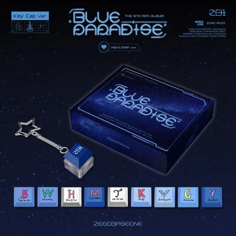 ZEROBASEONE - 5TH MINI ALBUM - BLUE PARADISE (KEY CAP VER)