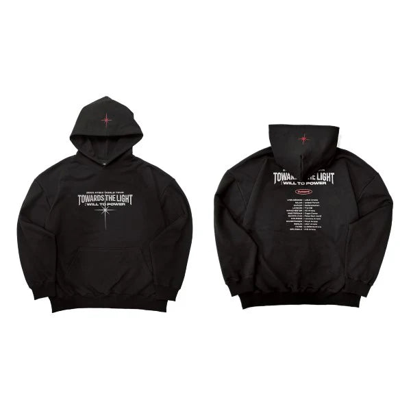 (PREORDER) ATEEZ - TOWARDS THE LIGHT : WILL TO POWER WORLD TOUR POP-UP STORE IN EUROPE OFFICIAL MD - TOUR HOODIE