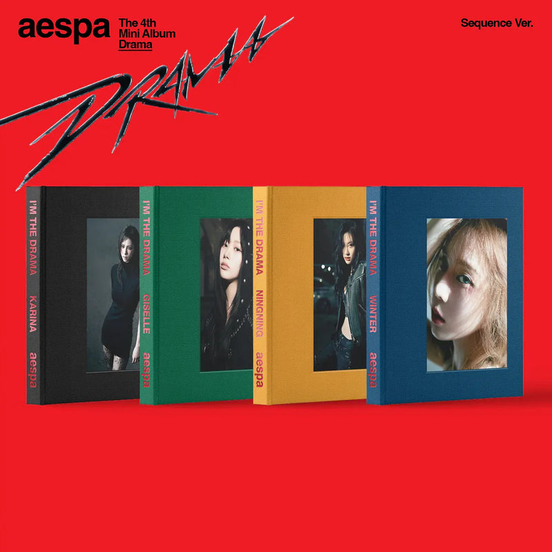 AESPA - 4TH MINI ALBUM - DRAMA (SEQUENCE VER.)
