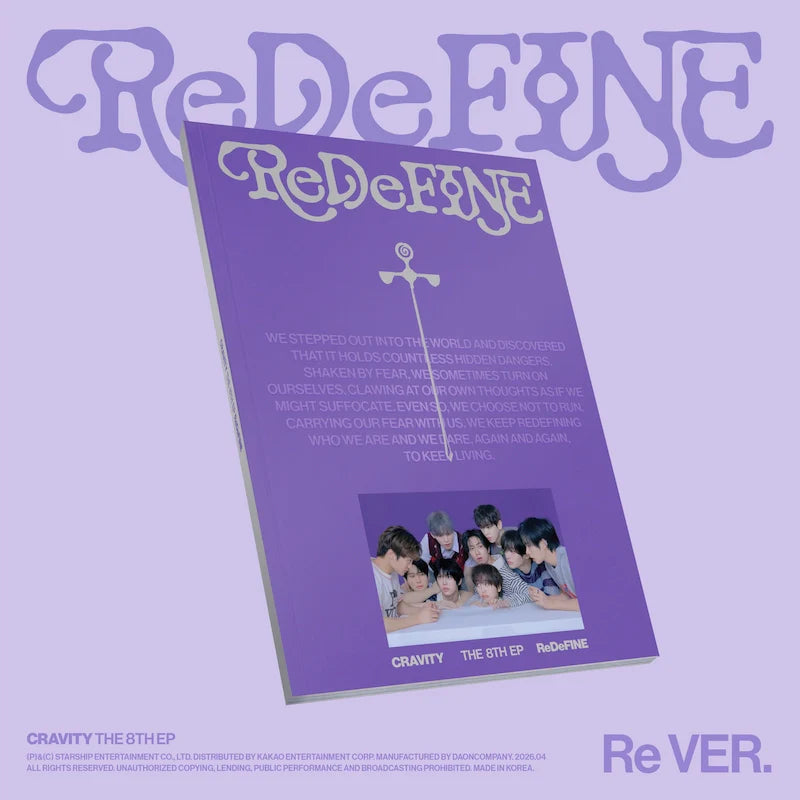 (PREORDER) CRAVITY - 8TH EP ALBUM - REDEFINE (RE VER.)