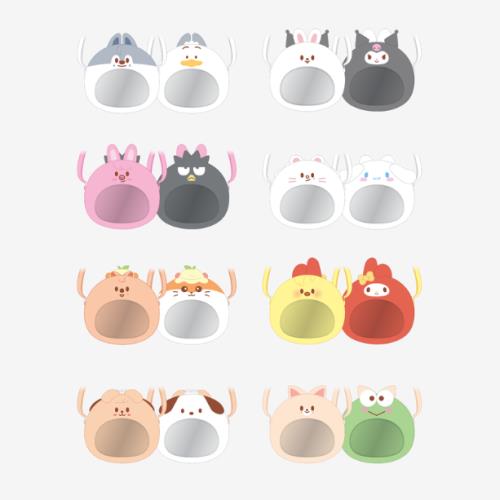 (PREORDER NOV-DEC) STRAY KIDS - SKZOO X SANRIO CHARACTERS - OFFICIAL MD  - PLUSH PVC CROSS BAG